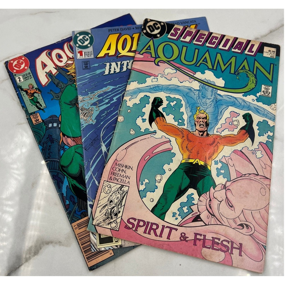 DC Comics Aquaman Special 1 1988 Aquaman 1 1994 Aquaman 2 1992 DC Universe